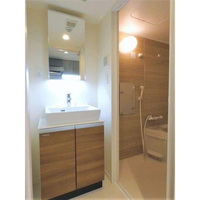 ウェルスクエアイズム明大前の洗面所