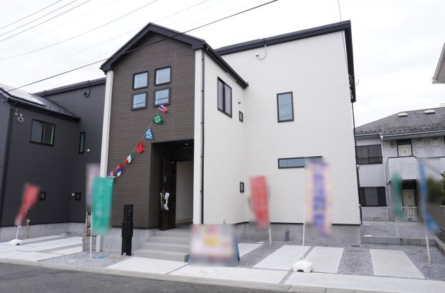 草加市遊馬町 新築分譲住宅 全2棟 1号棟の外観