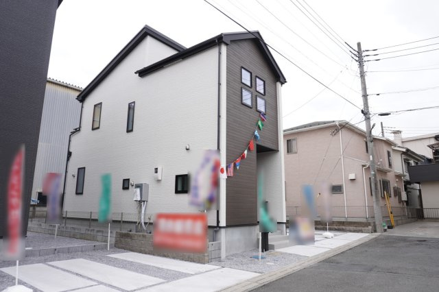 草加市遊馬町 新築分譲住宅 全2棟 1号棟の外観