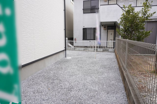 草加市遊馬町 新築分譲住宅 全2棟 1号棟の庭