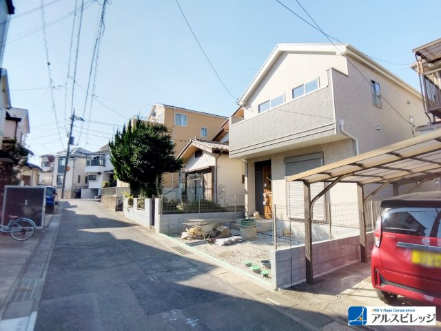 新築／富士見市鶴馬　全１棟　A号棟の前面道路含む現地写真