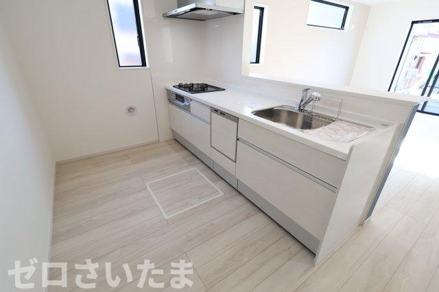 《仲介手数料無料》上尾市小泉７丁目21-6(全1戸)新築一戸建てケイアイ クラフト ピットのキッチン