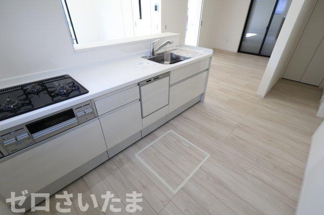 《仲介手数料無料》上尾市小泉７丁目21-6(全1戸)新築一戸建てケイアイ クラフト ピットのキッチン