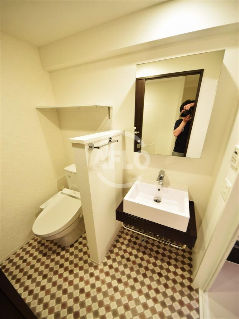 ブリリアント大阪西の洗面所|ブリリアント大阪西　洗面脱衣所