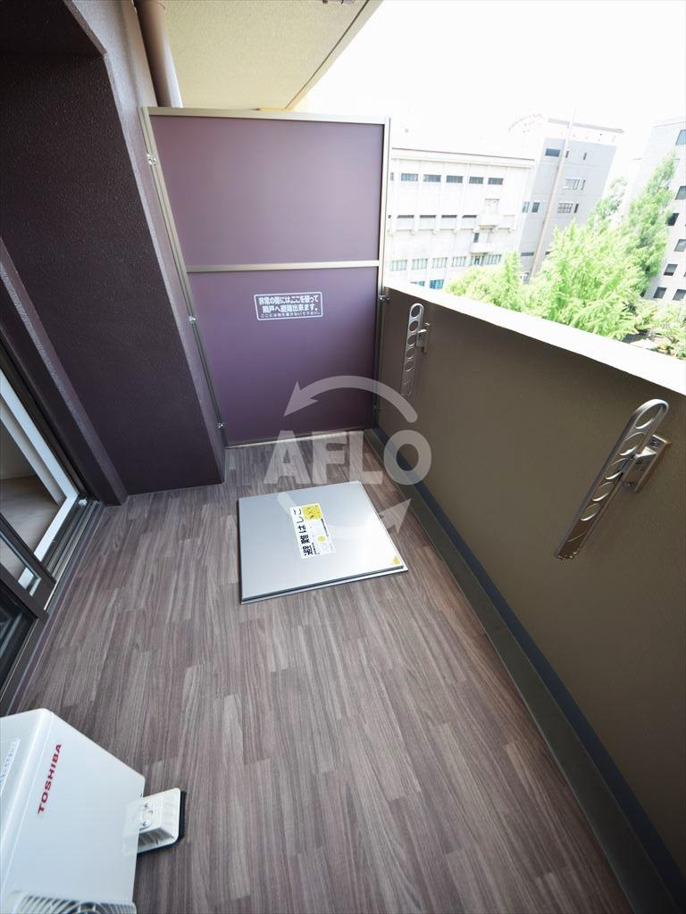 ブリリアント大阪西のバルコニー|ブリリアント大阪西　バルコニー