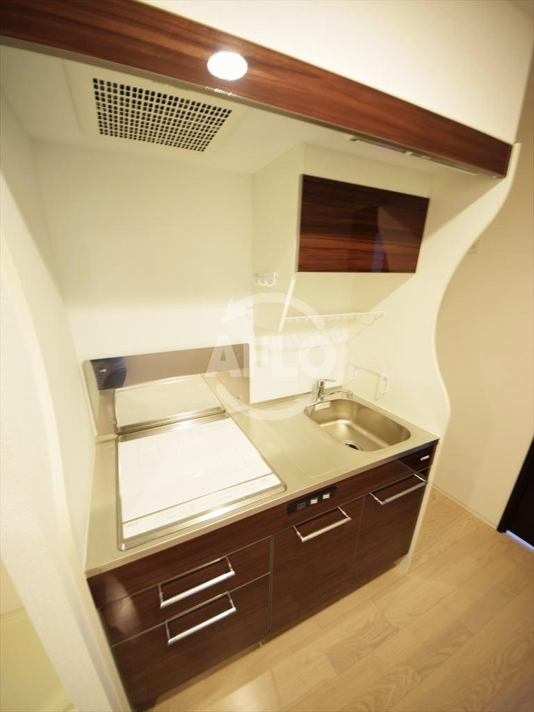 ブリリアント大阪西のキッチン|ブリリアント大阪西　２口ＩＨシステムキッチン