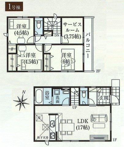 立川市砂川町6丁目　新築戸建全3棟