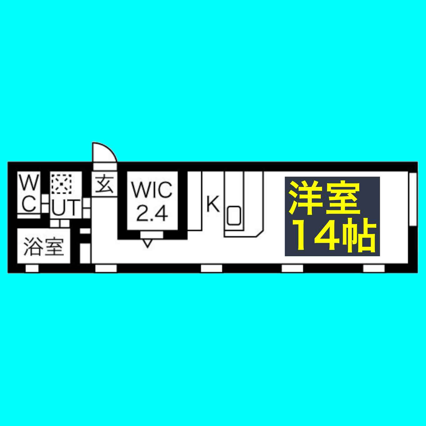 LeGioie太閤通駅Ⅲの間取り