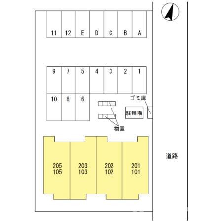 エスポワールの区画図