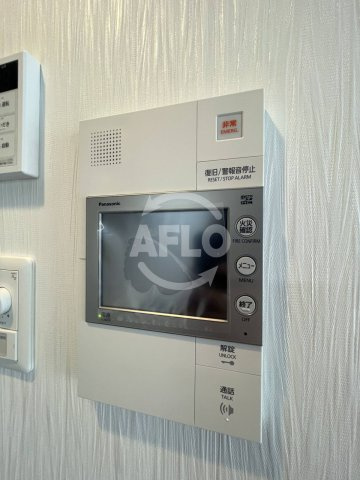 プレジオ九条のセキュリティ|プレジオ九条　モニター付きインターホン