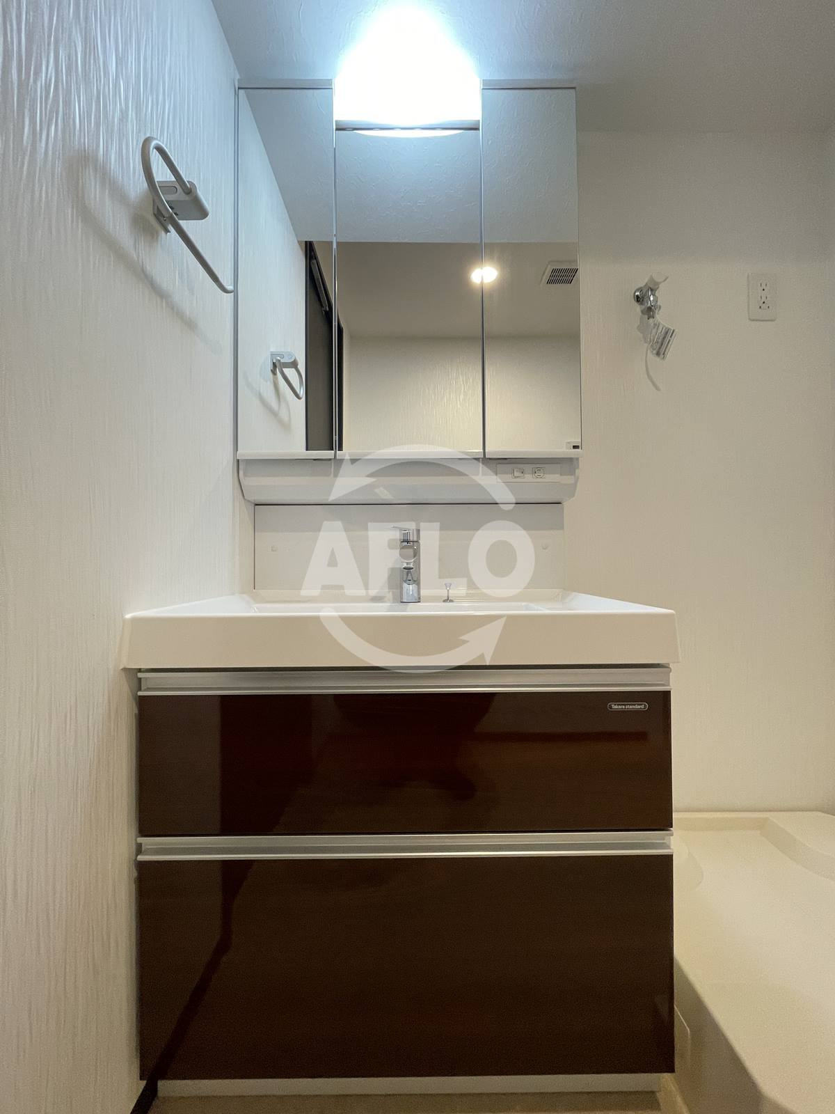 プレジオ九条の独立洗面台|プレジオ九条　洗面台