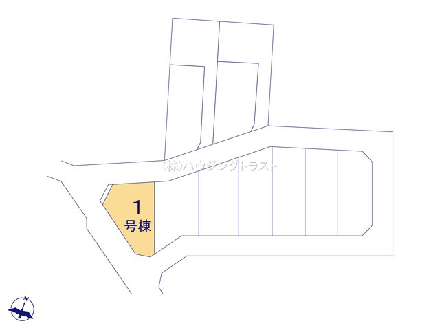 仲介手数料無料　所沢市下安松　新築戸建　全11棟　の区画図