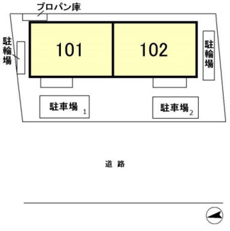 【区画図】 | ベルコート　Ⅱ