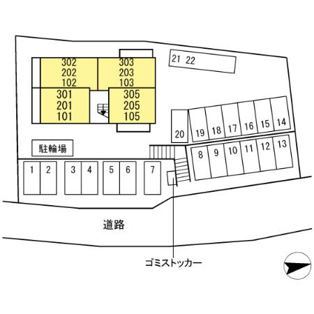 Crest（クレスト）の区画図