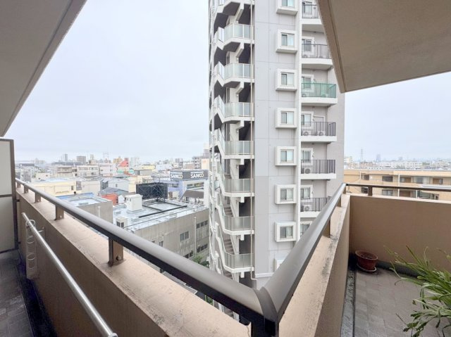 ビューネ梅島駅前の展望|バルコニーからの眺望