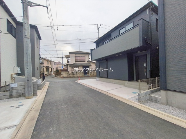 入間市東藤沢8丁目・全7棟　新築一戸建　3号棟の前面道路含む現地写真|2026年2月27日撮影