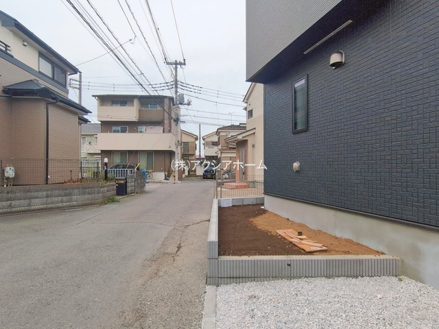入間市東藤沢8丁目・全7棟　新築一戸建　3号棟の庭|2026年2月27日撮影