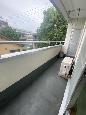 RGハイツIIのバルコニー