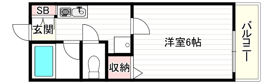 ハイツベイシャトルの間取り