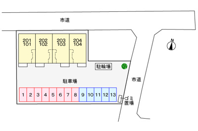 【区画図】 | ヴィラ・プレステージＣ