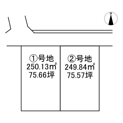 西条市樋之口②号地　売土地の土地図