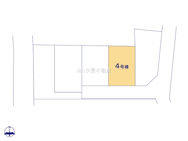 《仲介手数料無料》上尾市大字大谷本郷871-2新築一戸建てグラファーレの区画図