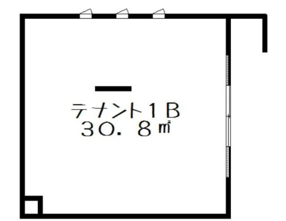 大津市石山寺３丁目の店舗事務所の間取り