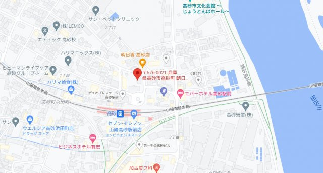 【地図】 | デュオプレステージ高砂駅前スカイテラス　2階 | 高砂小学校、高砂中学校のエリアです。
