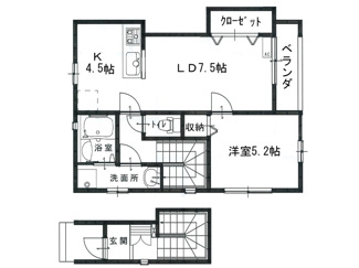 【間取り】 | エスペランサ広野14号地