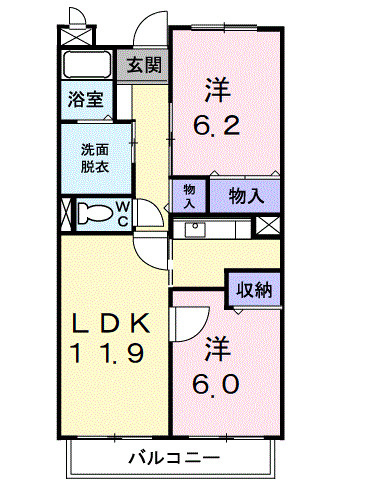 シルエーラ　　刈谷市の賃貸ならクラスホーム刈谷店の間取り