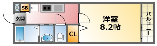 ニューアートハウス甲子園の間取り