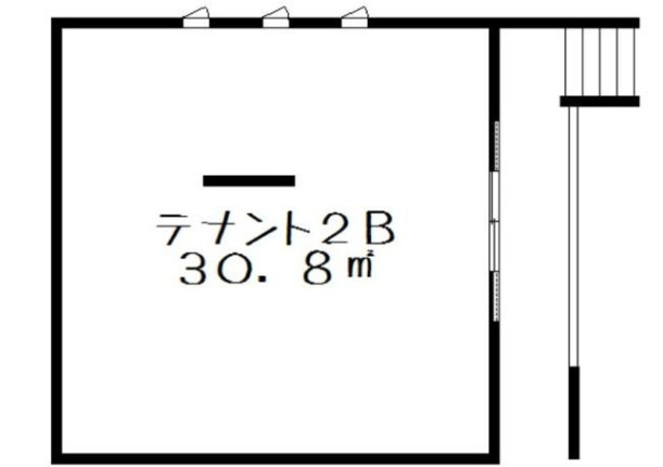 大津市石山寺３丁目の店舗事務所の間取り