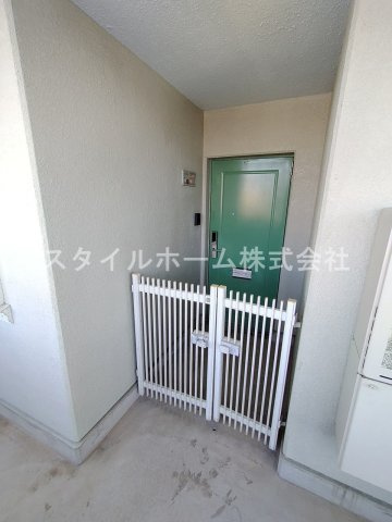 グリーンコーポ草間のバルコニー