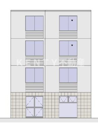 【外観パース】 | プティレスト平和島 | 外観パースです