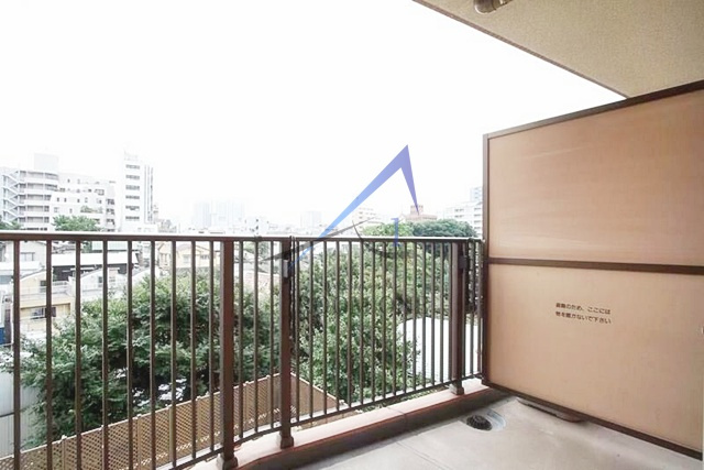 アルブル高輪のバルコニー|バルコニーです。