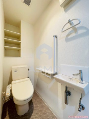 【トイレ】 | クリスタルコート | 同マンション別部屋　参考写真