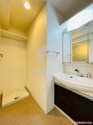 【洗面所】 | クリスタルコート | 同マンション別部屋　参考写真