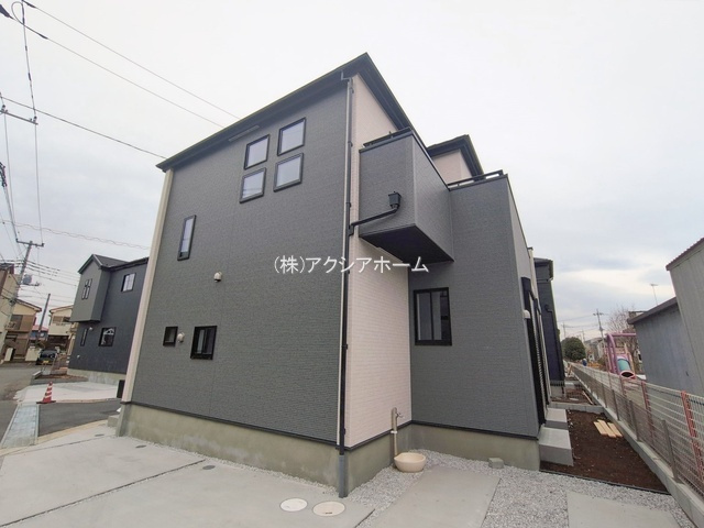入間市東藤沢8丁目・全7棟　新築一戸建　4号棟　～角地～の外観|2026年2月27日撮影