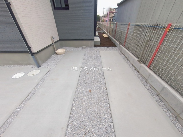 入間市東藤沢8丁目・全7棟　新築一戸建　4号棟　～角地～の駐車場|2026年2月27日撮影