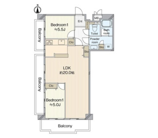 【間取り】 | 杁中スカイタウンA棟