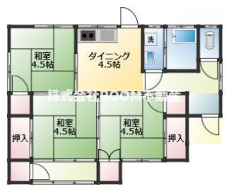 野村貸家(下川東)の間取り