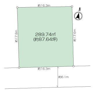 湘南鷹取1丁目売地の画像