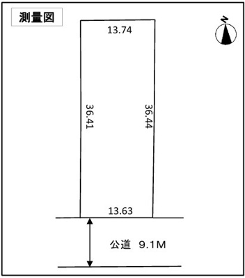 【区画図】 | 小平市学園西町２丁目売地