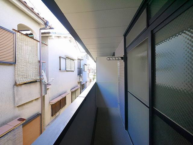 レオパレスナカノの展望|広々としたバルコニーです。