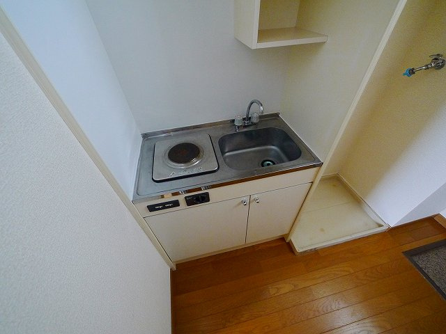 レオパレスナカノのキッチン|キッチンでお料理をお楽しみください