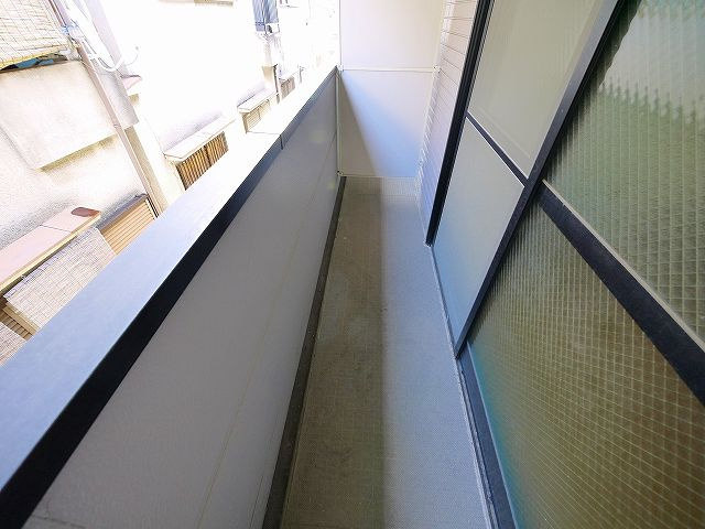 レオパレスナカノのバルコニー|陽当たり良好なバルコニーです