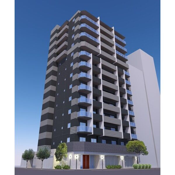 グランドゥール瑞穂通の外観パース