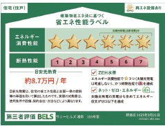 （シニア限定）サニーヒルズ湘南の省エネ性能ラベル