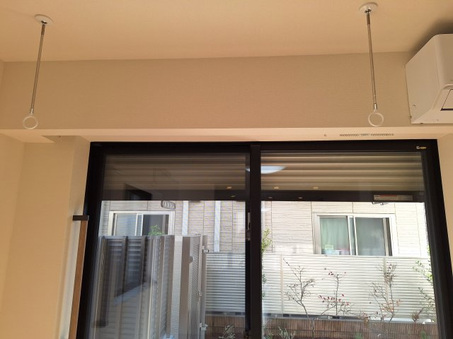 （シニア限定）サニーヒルズ湘南の内装|室内でもしっかり乾く室内物干し