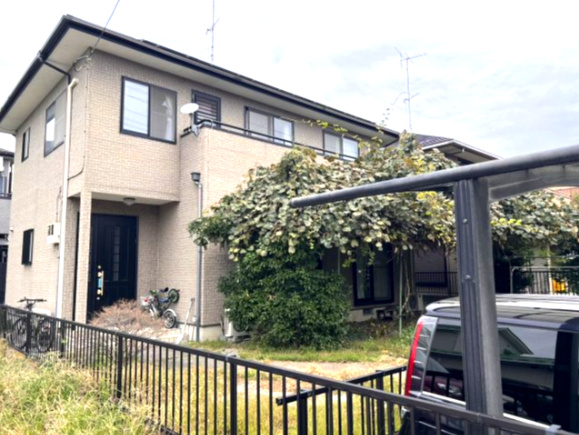 蓮田市中古戸建、広々したお庭♪の外観